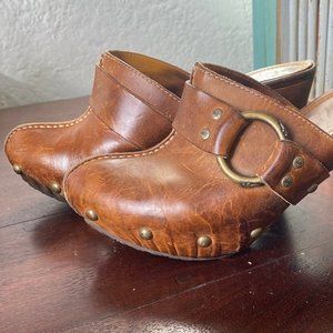 Frye ‘Reese’ Ring Mules Clogs 8.5 M Shoes Heel platform Slides